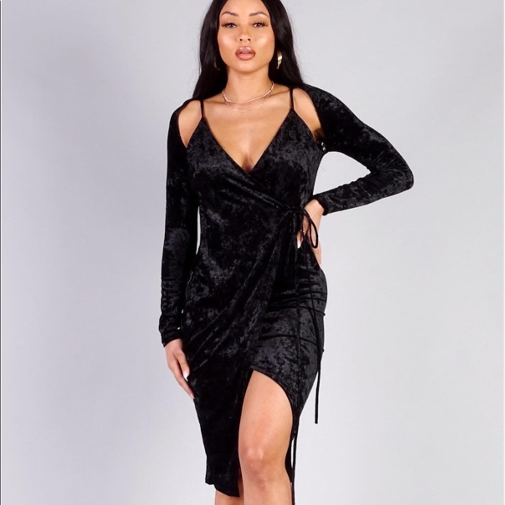 Sexy black dress